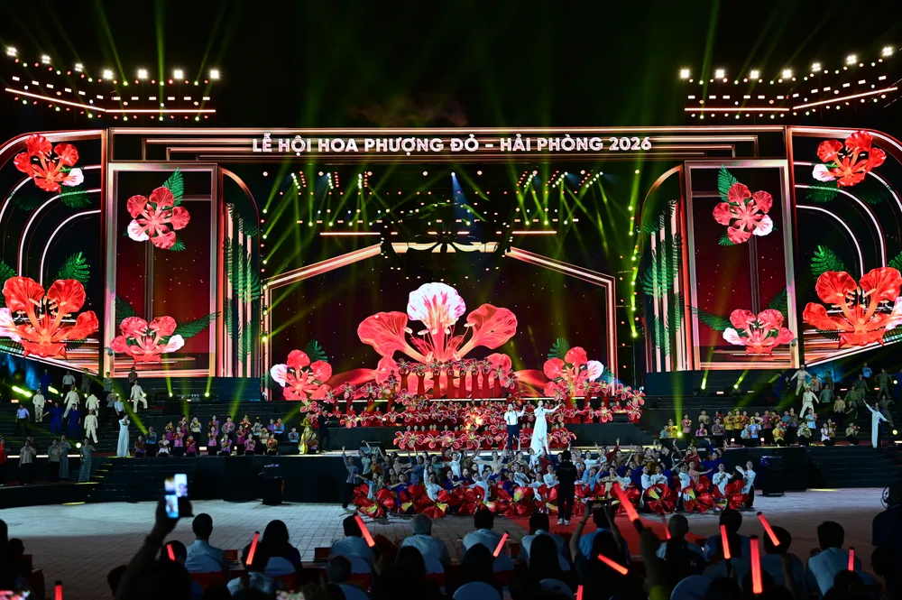 Hải Phòng khai mạc Lễ hội Hoa Phượng Đỏ năm 2026