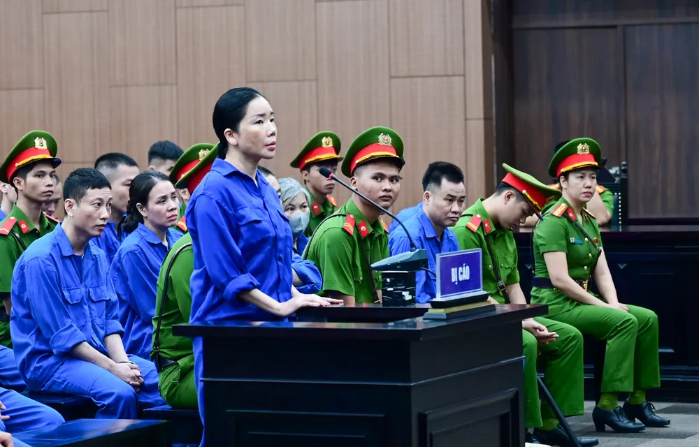 Bị cáo Nguyễn Thi Mai Anh