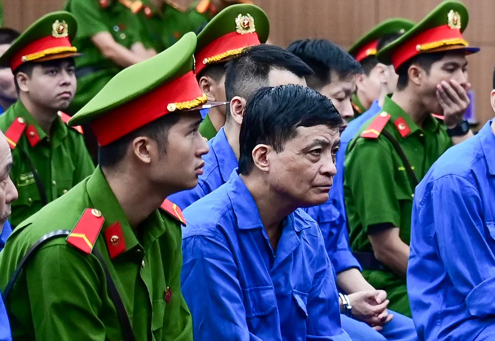 Bị cáo Ngô Văn Vinh, cựu Viện trưởng Viện Pháp y tâm thần Trung ương. Ảnh: GIA KHÁNH