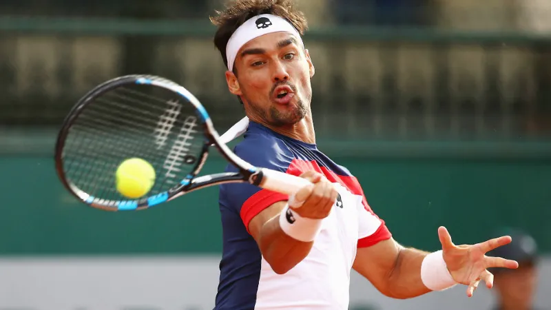 Fognini thường xuyên gây sự với trọng tài. Ảnh: ATP