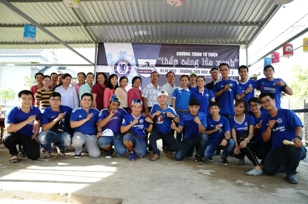 Fan Chelsea ở TPHCM và chương trình thiện nguyện ý nghĩa “Thắp sáng lửa Xanh” ảnh 14