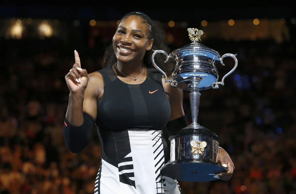 Serena Williams đăng quang Australian Open 2017 khi đang mang thai 5 tuần tuổi