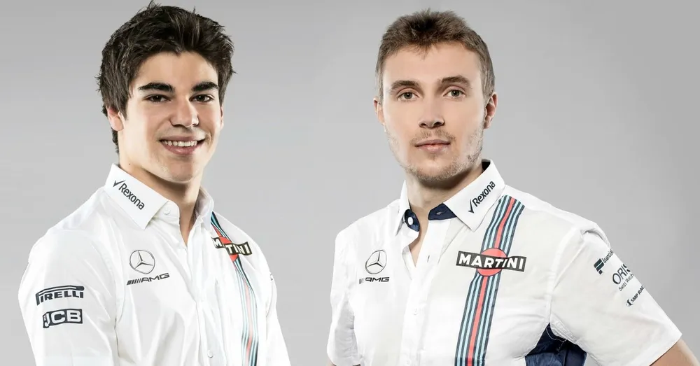 Sergei Sirotkin (phải) và Lance Stroll