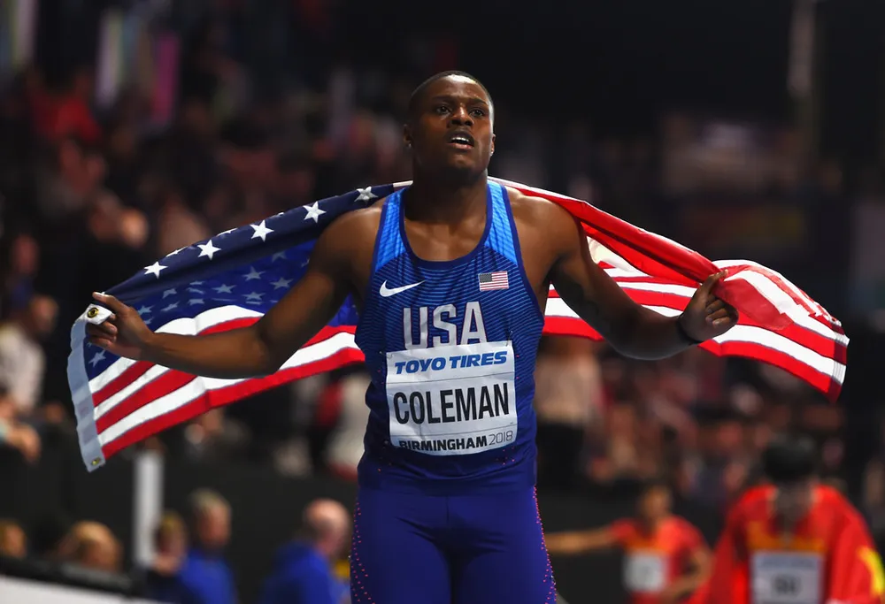 Christian Coleman đăng quang ở Birmingham