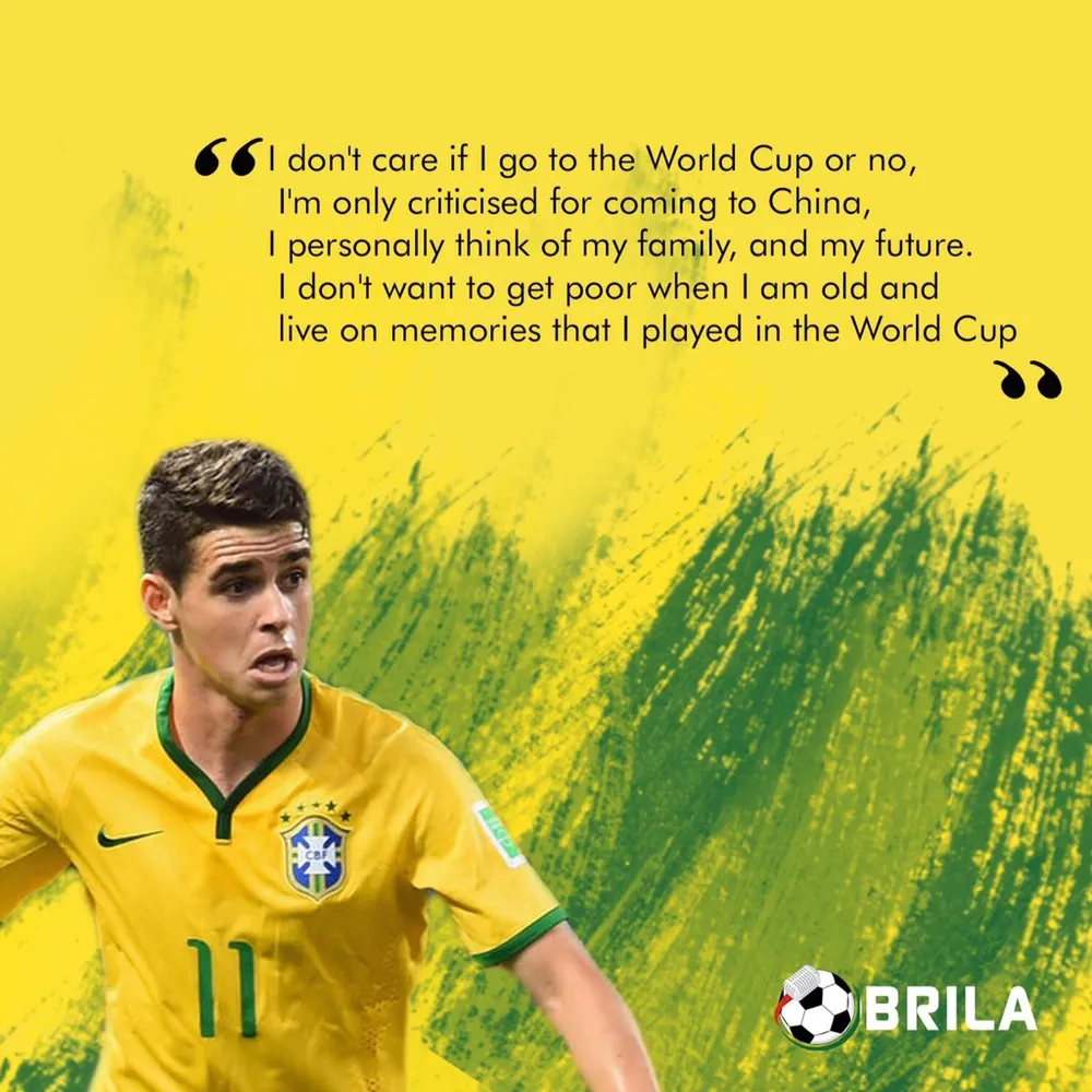 World Cup 2018: Mải kiếm tiền, Oscar không màng đến đội tuyển Brazil? ảnh 1