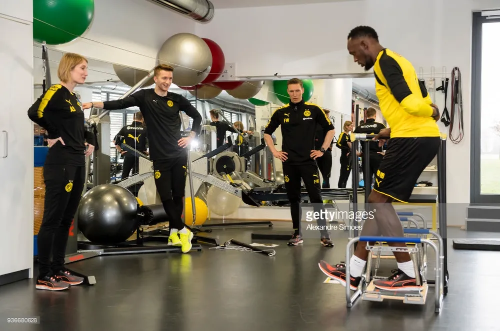 Usain Bolt: Đang tập luyện cùng Borussia Dortmund trong ngày hôm nay ảnh 4