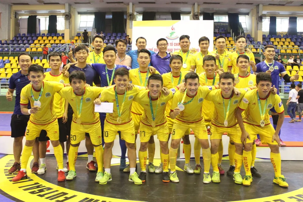 Quận 9 với lực lựng nòng cốt là các cầu thủ thuộc biên chế CLB Futsal Sài Gòn giành ngôi vô địch
