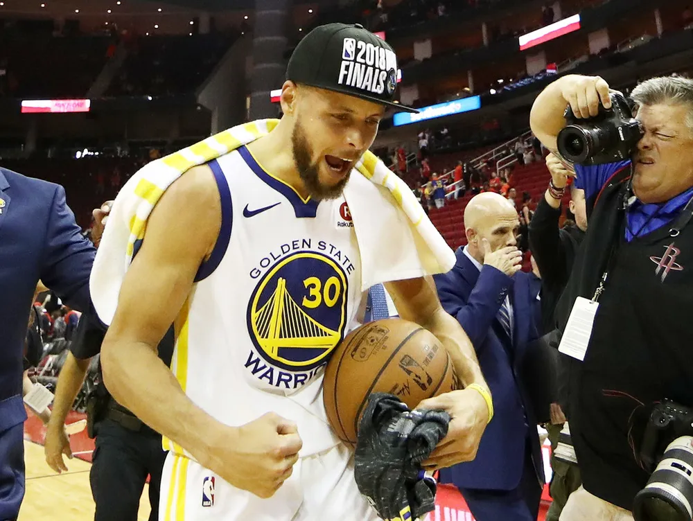 Sự phấn khích của Stephen Curry