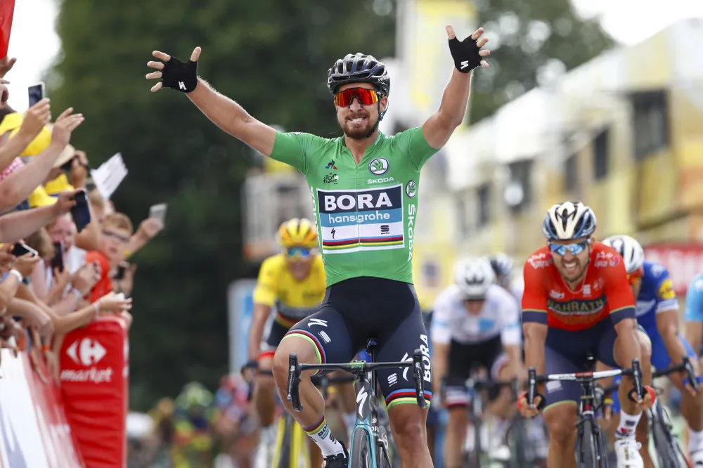 "Siêu Sagan" đã giành chiến thắng chặng thứ 2 ở Tour de France