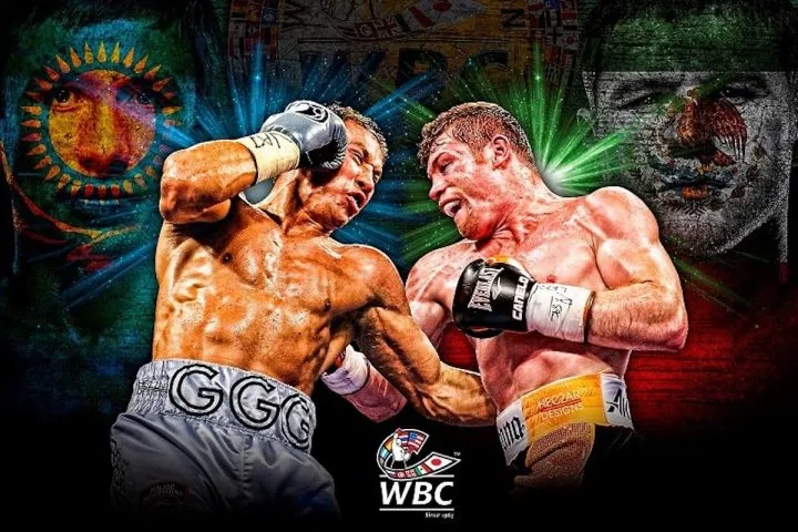 Hình ảnh quảng bá trận "tái chiến - hậu chiến" giưa Golovkin và Canelo