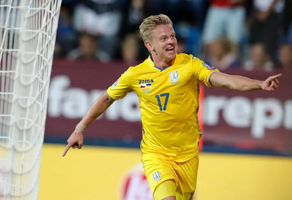 Zinchenko của Man City đã ghi bàn thắng quyết định mang lại chiến thắng cho Ucraina