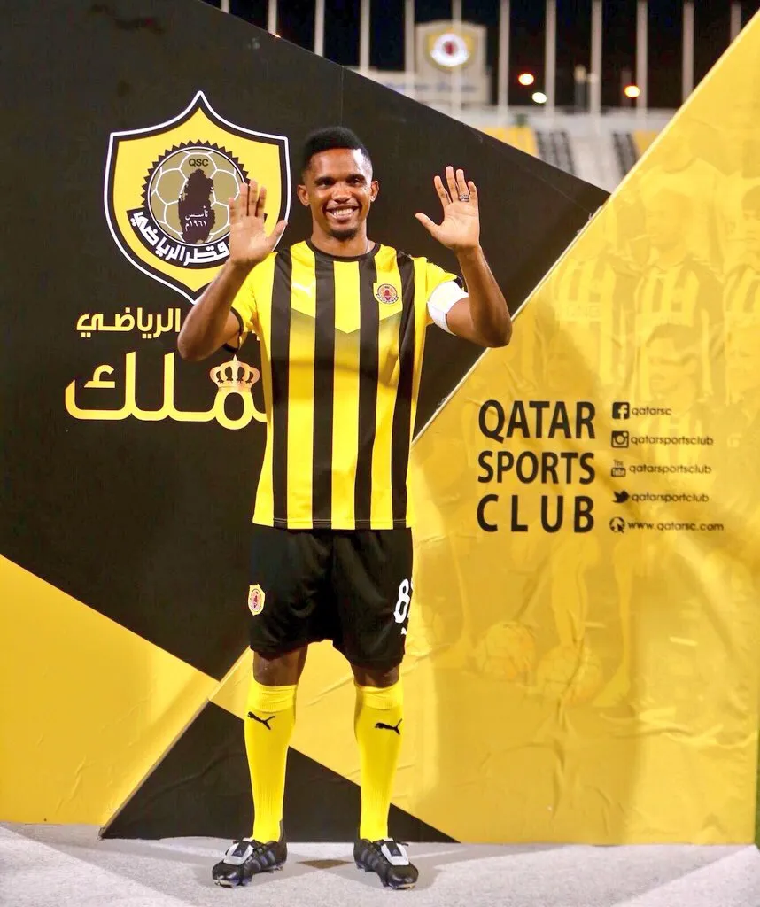 Samuel Eto’o Ghi bàn đầu tiên cho Qatar SC bằng… một pha đánh gót ảnh 4