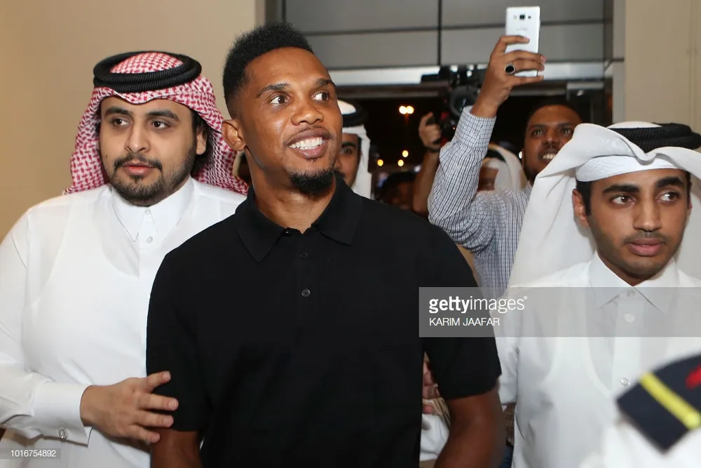 Samuel Eto’o Ghi bàn đầu tiên cho Qatar SC bằng… một pha đánh gót ảnh 1