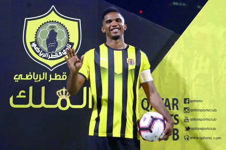 Samuel Eto’o Ghi bàn đầu tiên cho Qatar SC bằng… một pha đánh gót ảnh 2