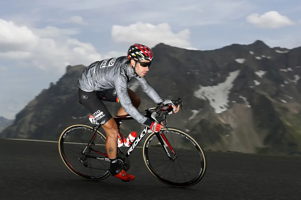 Thomas De Gendt trên một chặng đua đèo