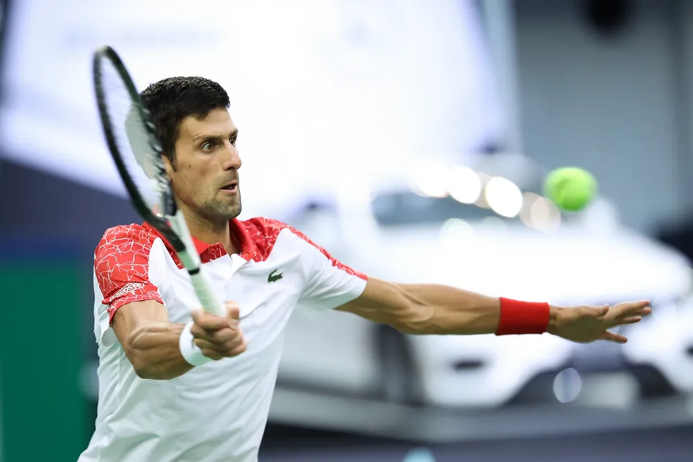 Novak Djokovic đang có phong độ cực cao ở Shanghai Masters