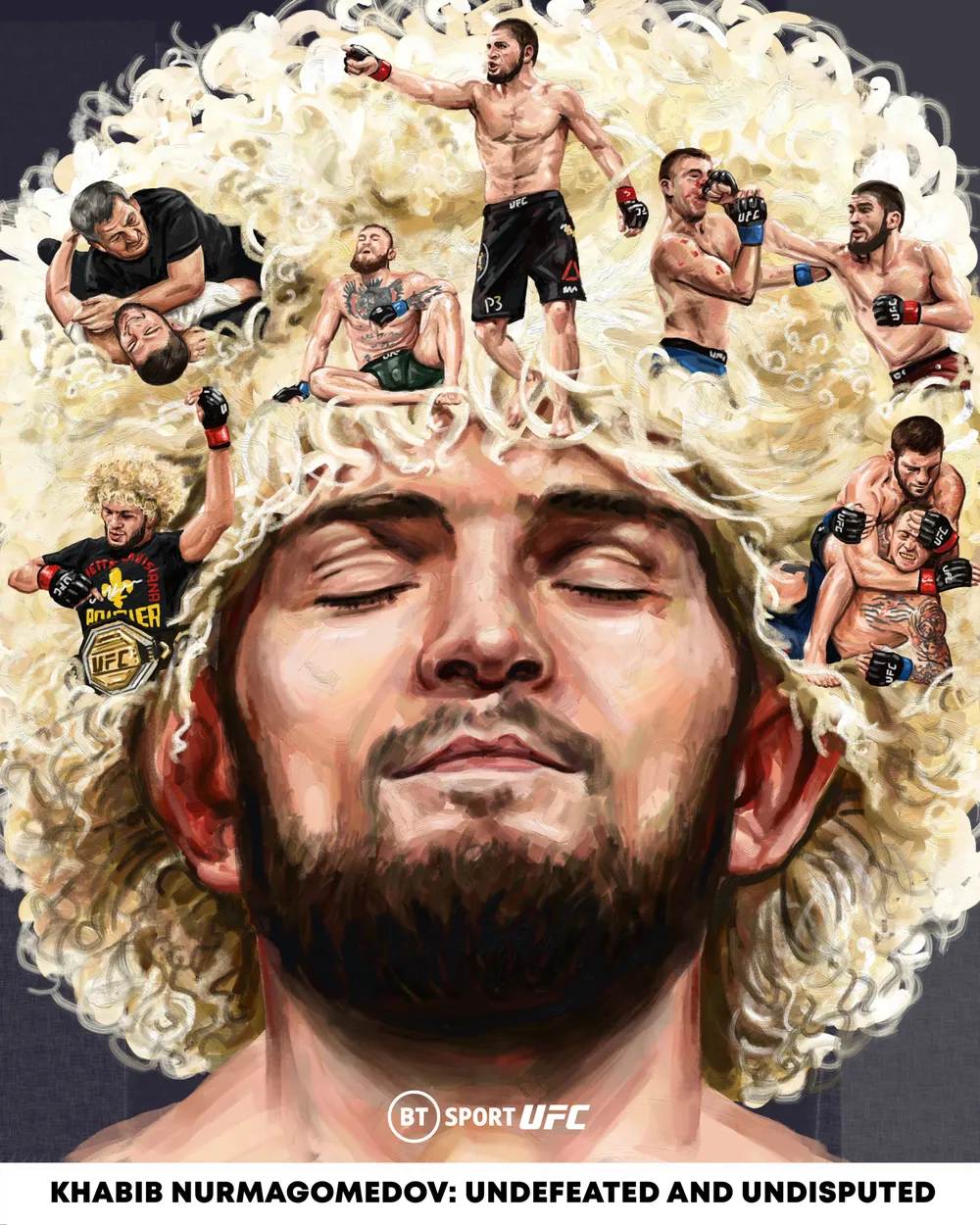UFC 254: Bị gãy chân 3 tuần trước, Khabib vẫn thắng Gaethje bằng đòn siết cổ và… giải nghệ vì lời hứa với mẹ già ảnh 2
