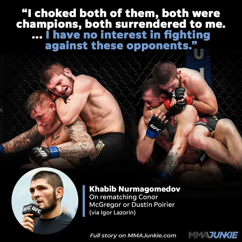 Khabib Nurmagomedov: Sẽ quay lại nhưng “chỉ vì tiền” - 100 triệu USD, sẽ cân nhắc cách hành xử với Conor McGregor ảnh 2