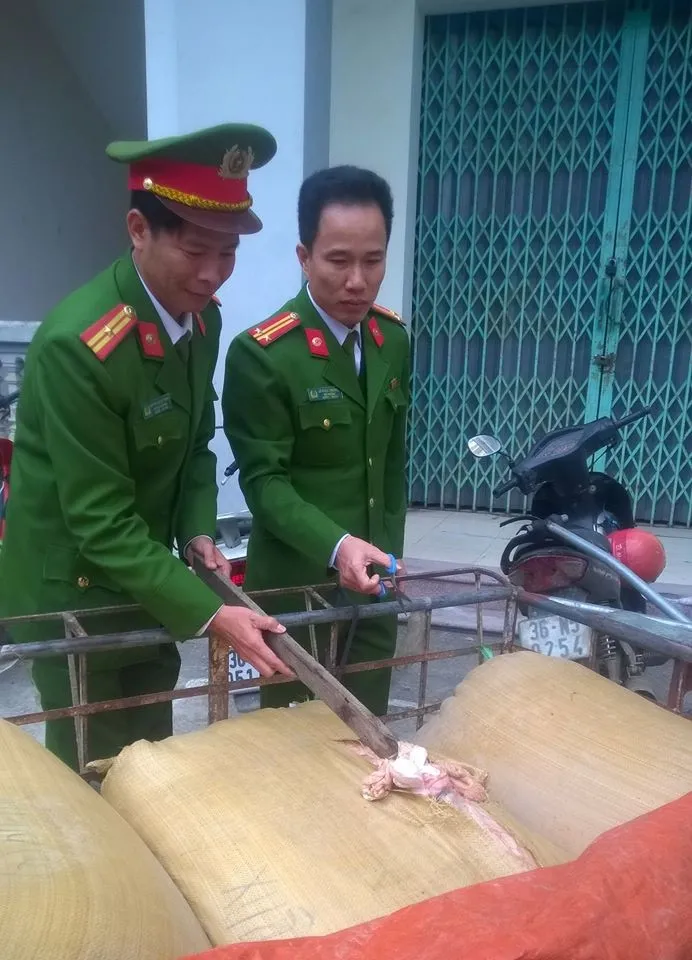 Phát hiện trên xe khách hơn 5 tạ nội tạng động vật hôi thối ảnh 1