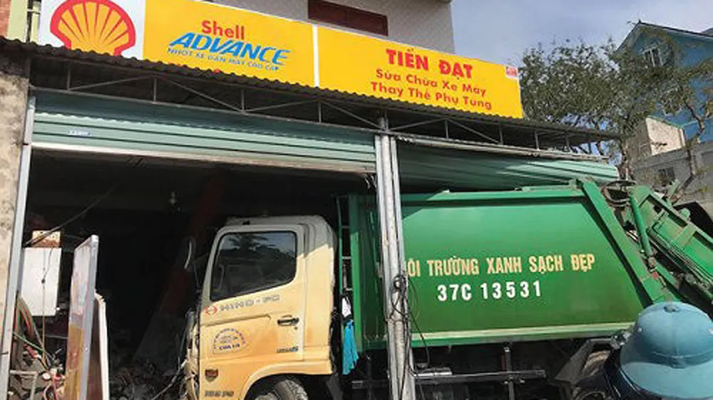 Hiện trường vụ tai nạn. Ảnh: D.T	