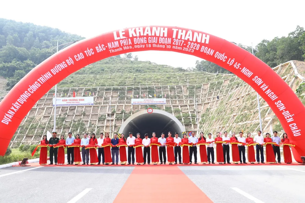 Lễ cắt băng khánh thành cao tốc đoạn Quốc lộ 45 - Nghi Sơn, Nghi Sơn - Diễn Châu