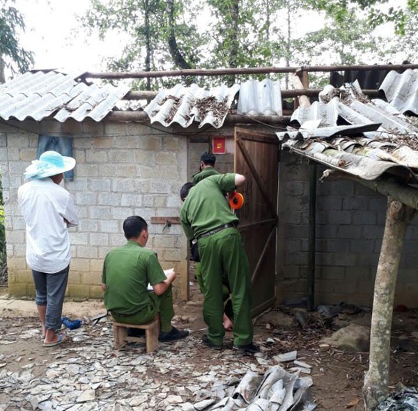 瓦斯瓶爆破現場（圖片來源：互聯網）