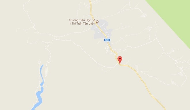 交通事故發生位置（圖片來源：Google Maps）