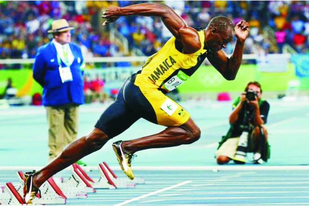 世錦賽博爾特告別演出。（圖片來源：互聯網）