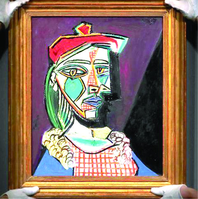 畢加索畫作拍出近 500 萬英鎊高價