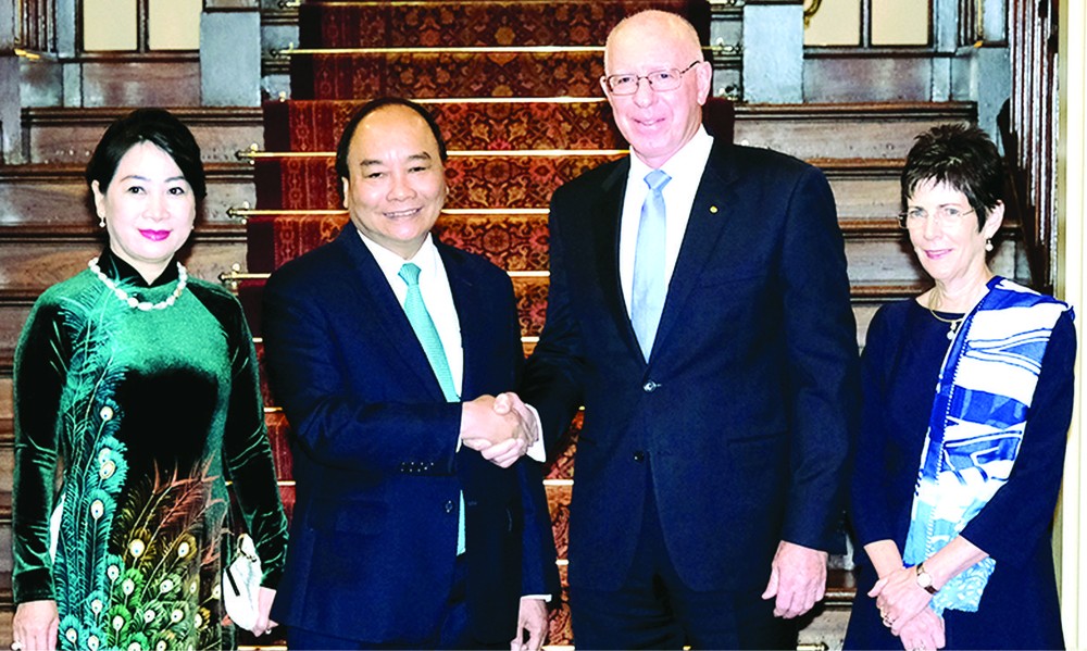 阮春福總理接見澳大利亞新州總督赫爾利。