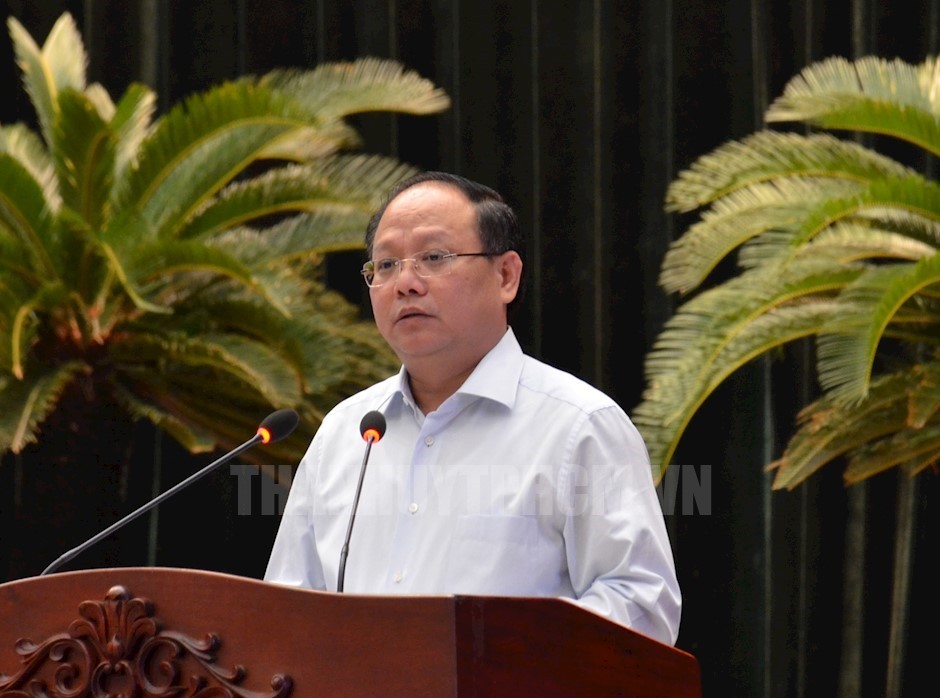 黨中央委員、市委常務副書記畢成剛（圖源：thanhuytphcm.vn）