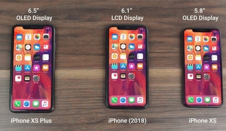 傳聞將推出的3款新iPhone。