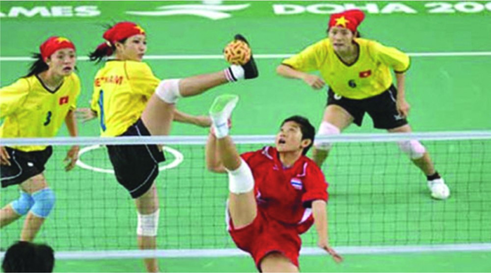 越南女子奪得藤球銀牌。