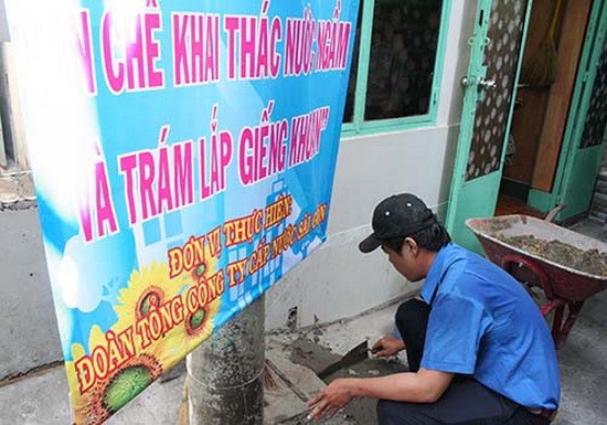 沒有使用需求的地下水井將停止抽水及填埋。