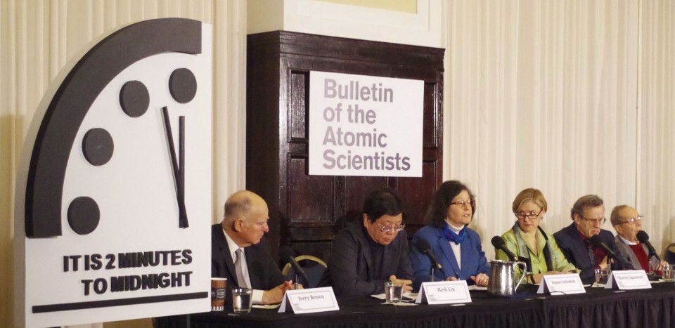 “末日時鐘”依舊僅剩２分鐘　核威脅持續