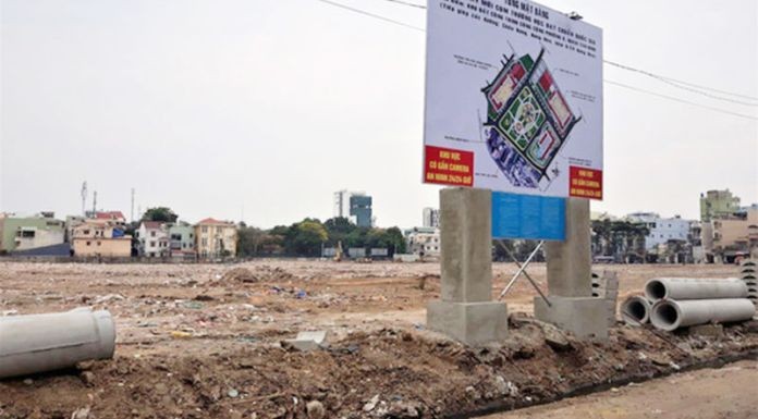 菜園區完成了清拆工作以準備建設學校小區。