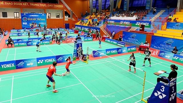 羽毛球國際挑戰賽比賽一瞥。