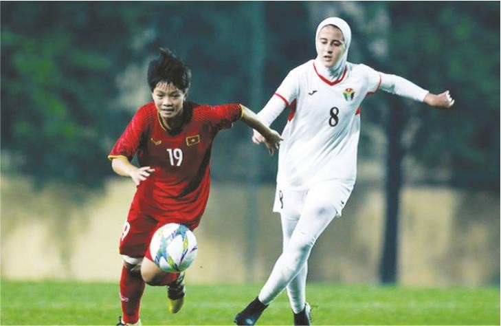 越南-伊朗比賽一瞥。