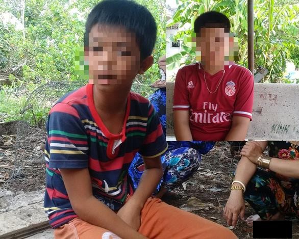 L.N.Th陳述他被陌生人引誘並載到芹苴市的過程。