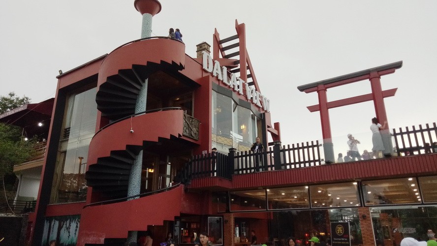 DaLat View咖啡館一隅。