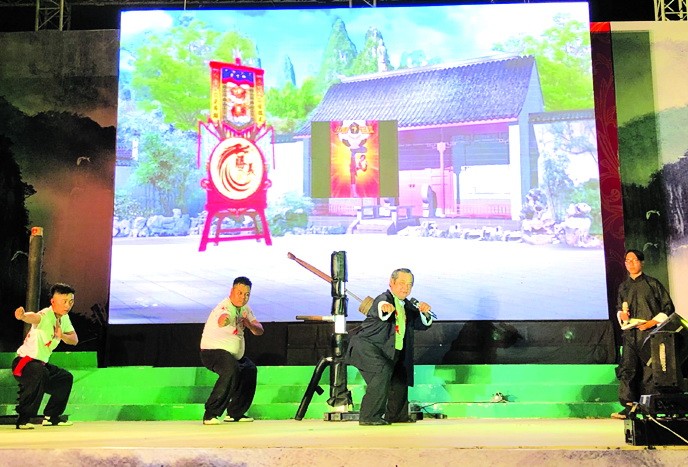 “苦練蔡李佛”節目。