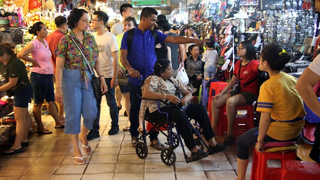 濱城市場是本市的旅遊好去處之一。