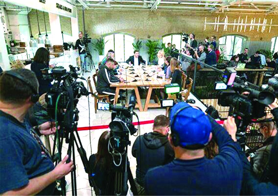 烏總統答記者問創世界紀錄