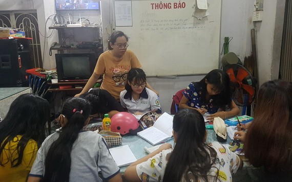 蘇海媚近7年來教導免費培訓班的學生。