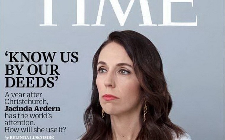 新西蘭總理登《時代》週刊封面