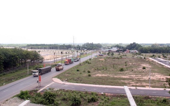 通往隆城機場項目的道路。