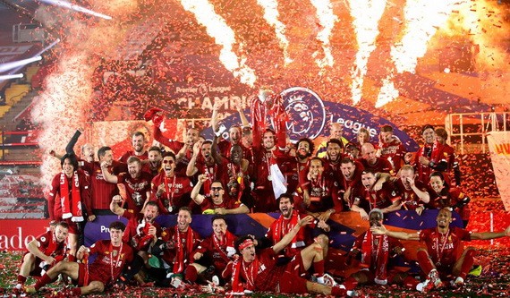 利物浦英超冠軍。