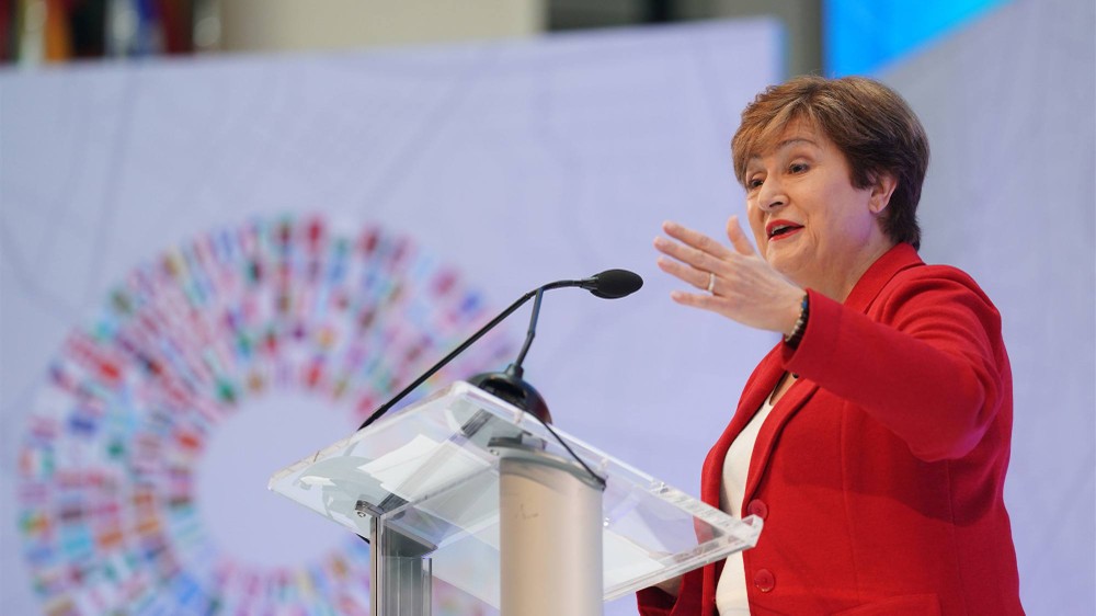 國際貨幣基金組織(IMF)總裁格奧爾基耶娃。