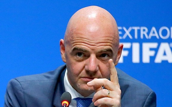 國際足球聯合會主席詹尼‧因凡蒂諾。