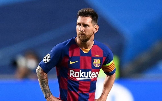 巴薩隊長梅西。